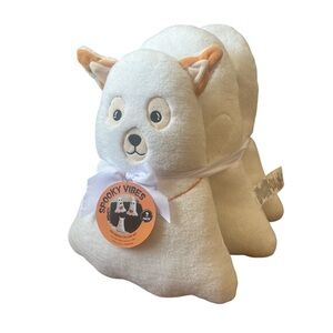 Spooky Vibes Halloween Three Ghost Decorative Pillow Set - Dog, Girl, & Boy